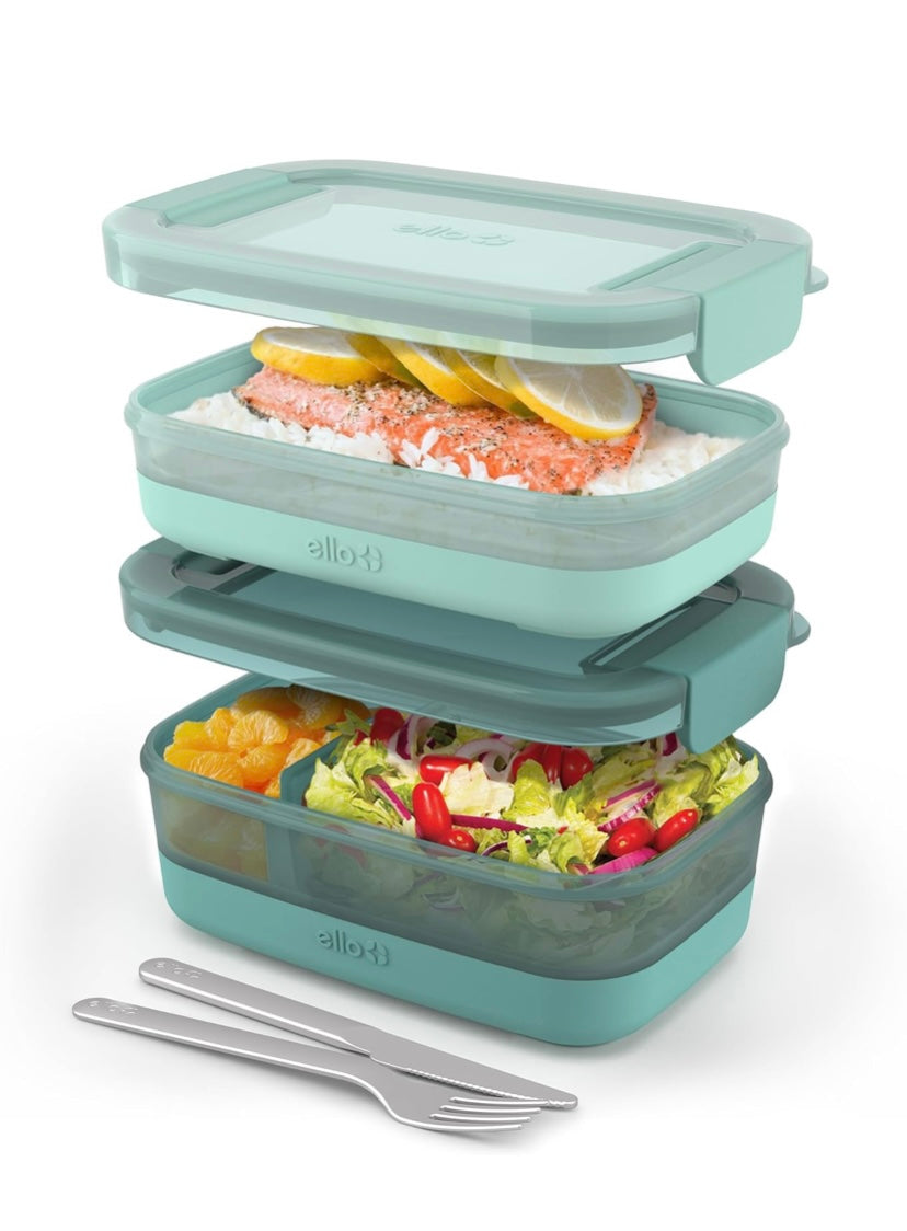 Set 2 bentobox ello aqua PRE ORDEN