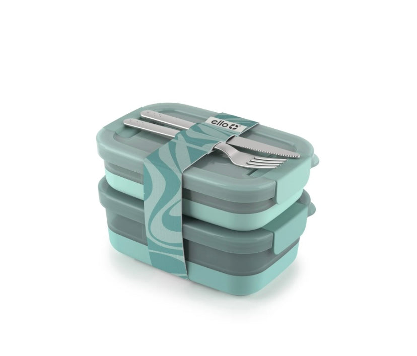 Set 2 bentobox ello aqua PRE ORDEN